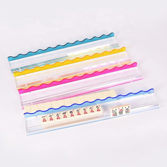 American Mahjong Ruler Wave Style, Clear Acrylic Mahjong Accessories