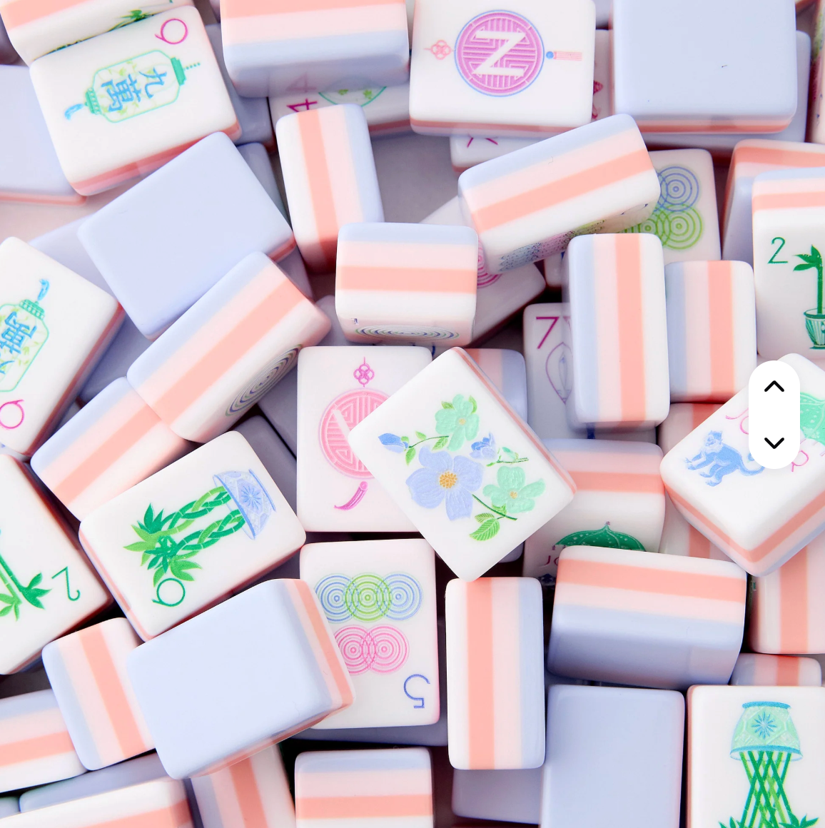 Premiun American Mahjong Set with Custom Pink Mahjong Luxury Tiles for Game Night,Girls' Gatherings & Gifts