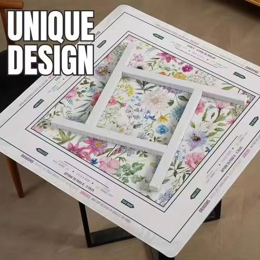 Luxury American Mahjong Table Cover - Stylish Centerpiece for Home Game Nights