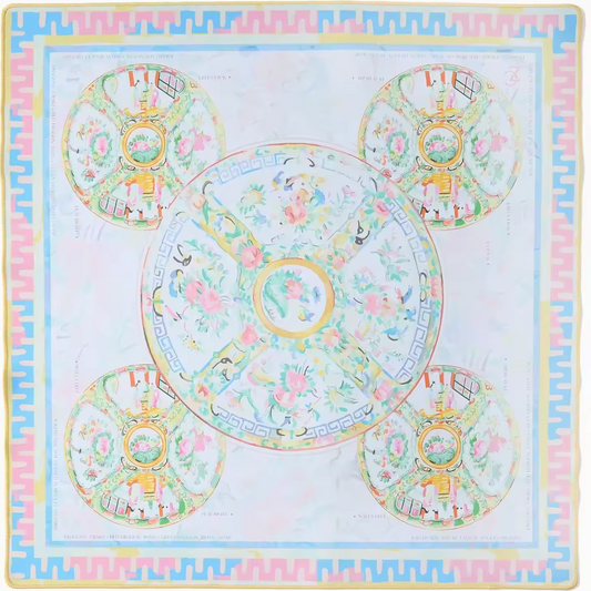 Floral Mahjong Table Cover
