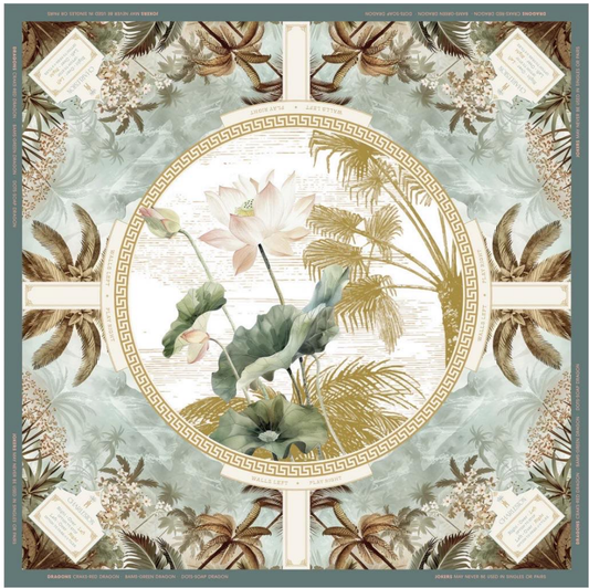 Floral American Mahjong Mat
