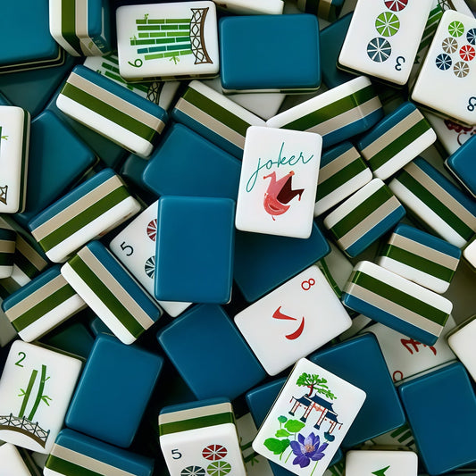 Complete American Mahjong Set with Official Tiles & Storage Case